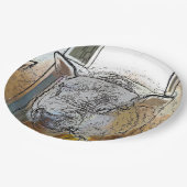 SCHAPEN PAPIEREN BORDJE (Gekanteld)