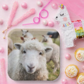 Schapen Papieren Bordje (Feest)