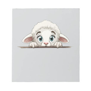 Schapen Peking Schattige Schattig Funny Animal Car Notitieblok