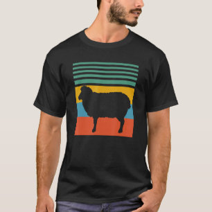 Schapen Retro ontwerp T-shirt