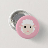 Schapen Ronde Button 3,2 Cm (Voorkant /achterkant)