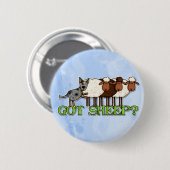 schapen ronde button 5,7 cm (Voorkant /achterkant)