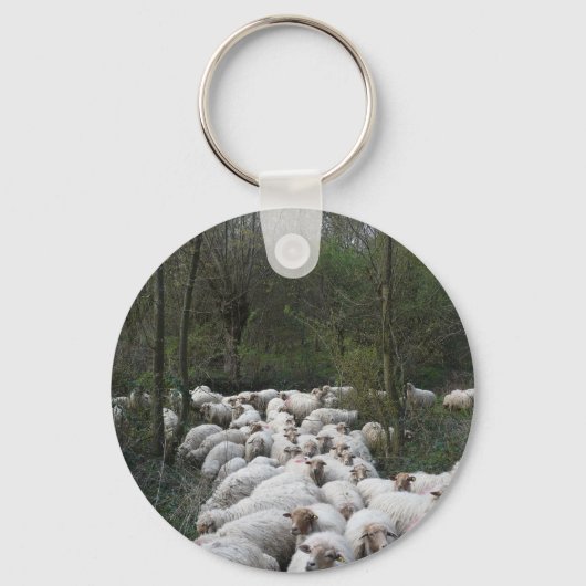 Schapen Sleutelhanger (Voorkant)
