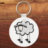 Schapen Sleutelhanger (Voorkant)