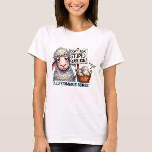 Schapen stellen geen domme vragen t-shirt