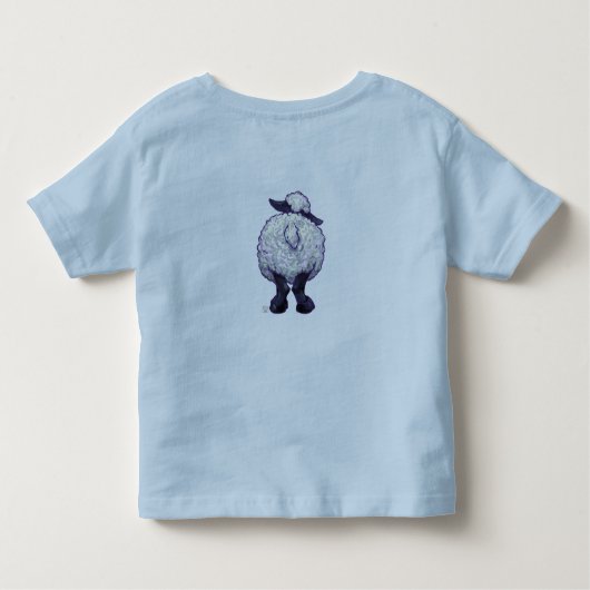 Schapen T-Hemden Kinder Shirts (Achterkant)