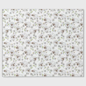 Schapen tellen op wit cadeaupapier (Vlak)