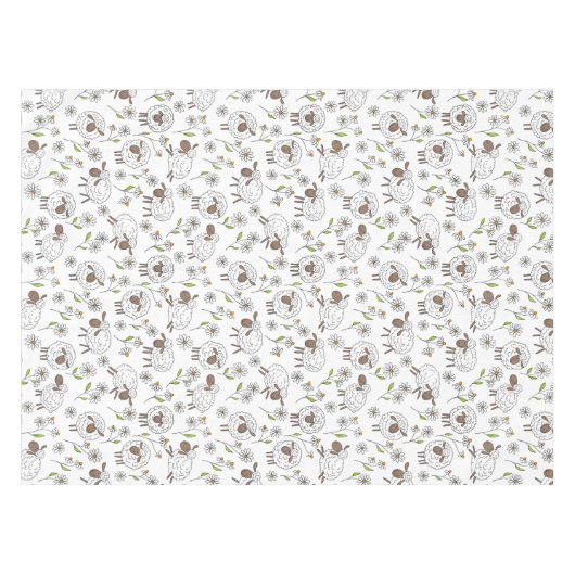 Schapen tellen op wit tafelkleed (Voorkant (Horizontaal))