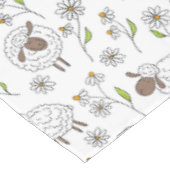 Schapen tellen op wit tafelkleed (Gekanteld)