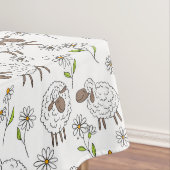 Schapen tellen op wit tafelkleed (Voorbeeld)