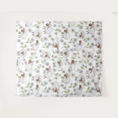 Schapen tellen op wit wandkleed (Voorkant (horizontaal))