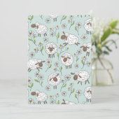 Schapen tellen op zee glasblauw (Staand voorkant)