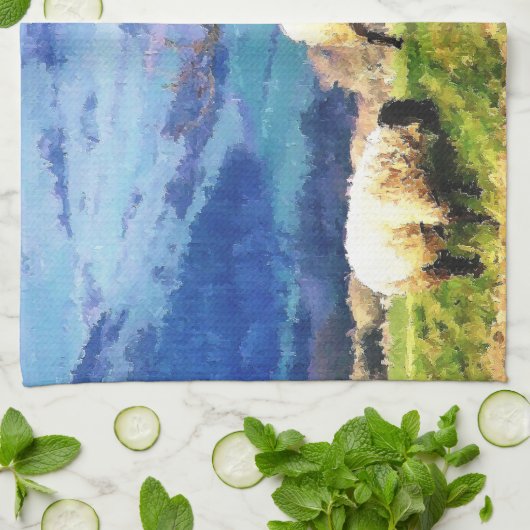 SCHAPEN THEEDOEK (Gevouwen)