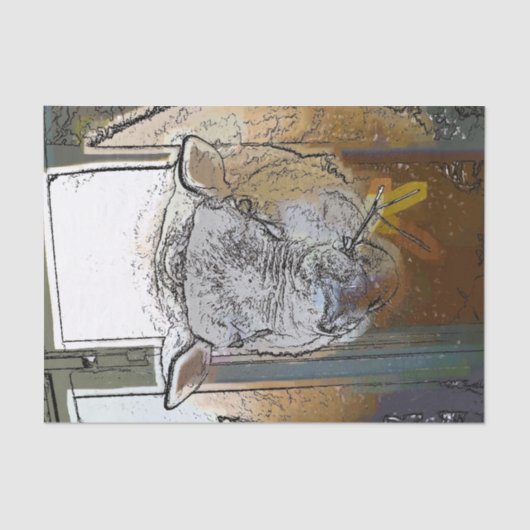 SCHAPEN TISSUEPAPIER (Voorkant)