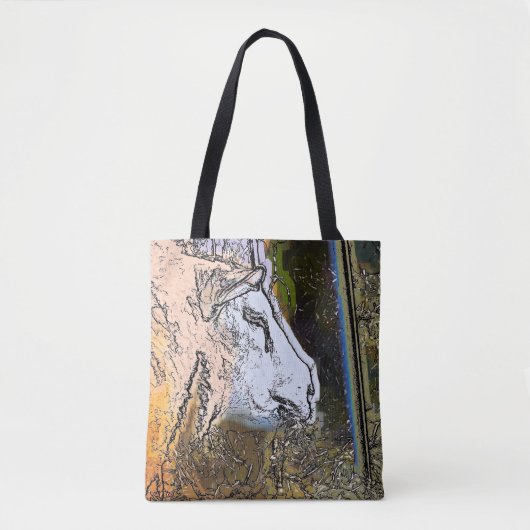 SCHAPEN TOTE BAG (Voorkant)
