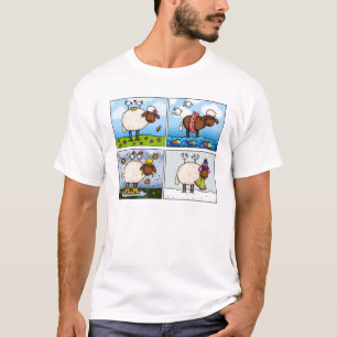 schapen van alle seizoensgebonden shirt