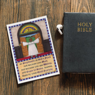 Schapen van Gods Inspirerend Post Card Briefkaart