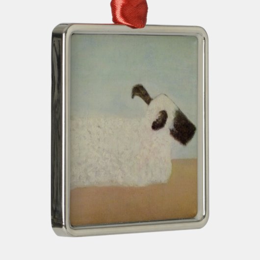 Schapen (van Milton Avery) Keramisch Ornament (Rechts)