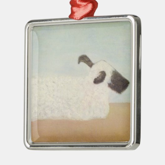 Schapen (van Milton Avery) Keramisch Ornament (Links)