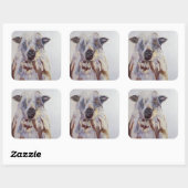 Schapen Vierkante Sticker (Vel)