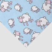 schapenblauw verpakkingspapier tissuepapier (Detail)