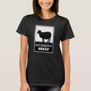 Schapendier gemakkelijk afgeleid door boerderij Bo T-shirt