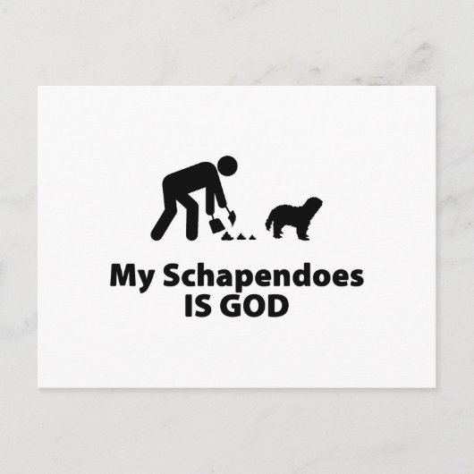 Schapendo Briefkaart (Voorkant)