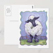 Schapengeschenken en -Accessoires Briefkaart (Voorkant / Achterkant)