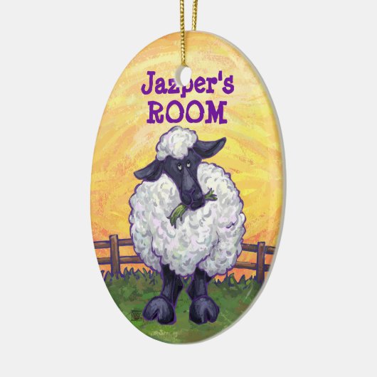 Schapengeschenken en -Accessoires Keramisch Ornament (Links)