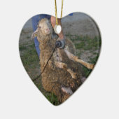 Schapenhoorzitting Keramisch Ornament (Links)