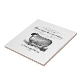  schapenhouderij in Frankrijk Tegeltje (Zijkant)