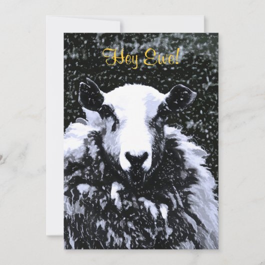 SCHAPENINVITATIE (Voorkant)