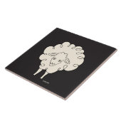 Schapenkeramische Tegel Tegeltje (Zijkant)