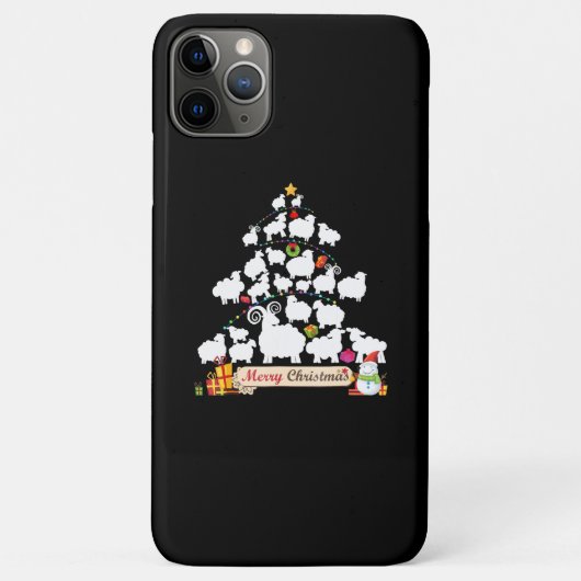 Schapenkerstboomcadeautjes | Vreemde kerstcadeautj Case-Mate iPhone Case (Achterkant)
