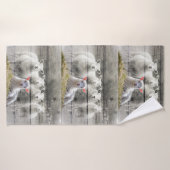 Schapenkoppel Baby lampvoet Badhanddoek (Badhanddoek)