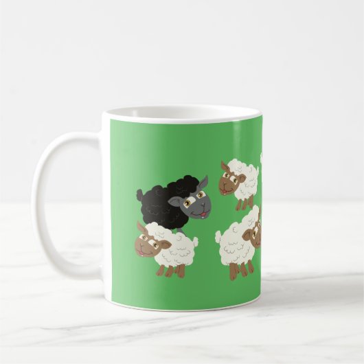 Schapenkoppel Koffiemok (Links)