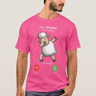 Schapenkunst Schaapherders Boer Wol Motief T-shirt