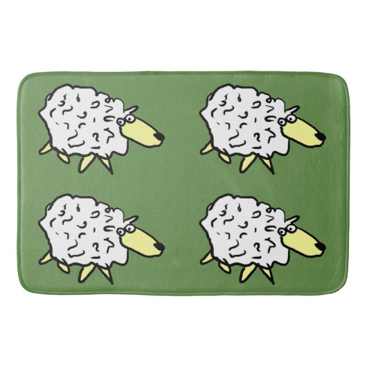 Schapenontwerp Badmat (Voorkant)