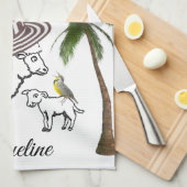 Schapenpalm Clouds Kitchen Handhanddoeken Theedoek (Quarter Fold)