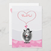 Schapenpapier — Levendig Bedankkaart (Voorkant / Achterkant)