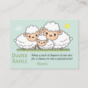 Schapenpapierkaartjes Plaatskaartje