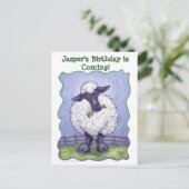 Schapenpartijcentrum Aankondigingskaart (Staand voorkant)