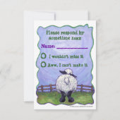 Schapenpartijcentrum RSVP Kaartje (Achterkant)