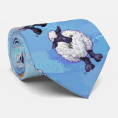 Schapenpatronen Stropdas (Opgerold)