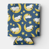 Schapenpatroon, Slapende schapen, Maan, Sterren Blikjeskoeler (Voorkant)