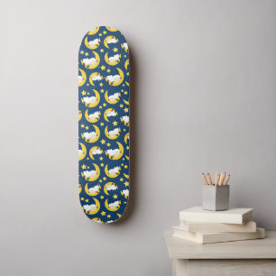 Schapenpatroon, Slapende schapen, Maan, Sterren Skateboard