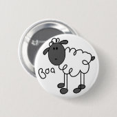 Schapenstaaffiguur Button (Voorkant /achterkant)