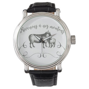 Schapenvlees Boerderij Funny French Expression St Horloge