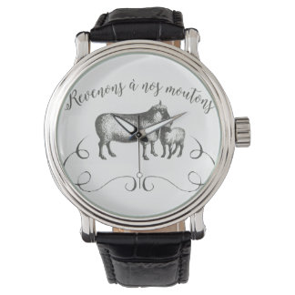 Schapenvlees Boerderij Funny French Expression St Horloge