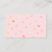 Schapenwisselaarkaartjes voor Baby shower Informatiekaartje (Achterkant)